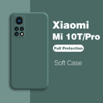 Луксозен силиконов гръб ТПУ ултра тънък МАТ за Xiaomi Mi 10T / Xiaomi Mi 10T Pro тъмно зелен 
